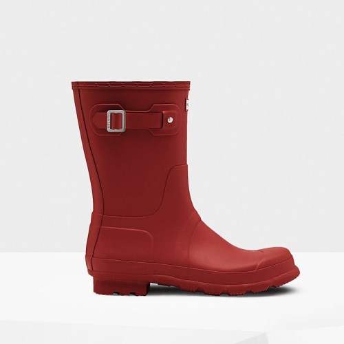 Hunter Original Short Rain Boots For Mens - NZ I3520